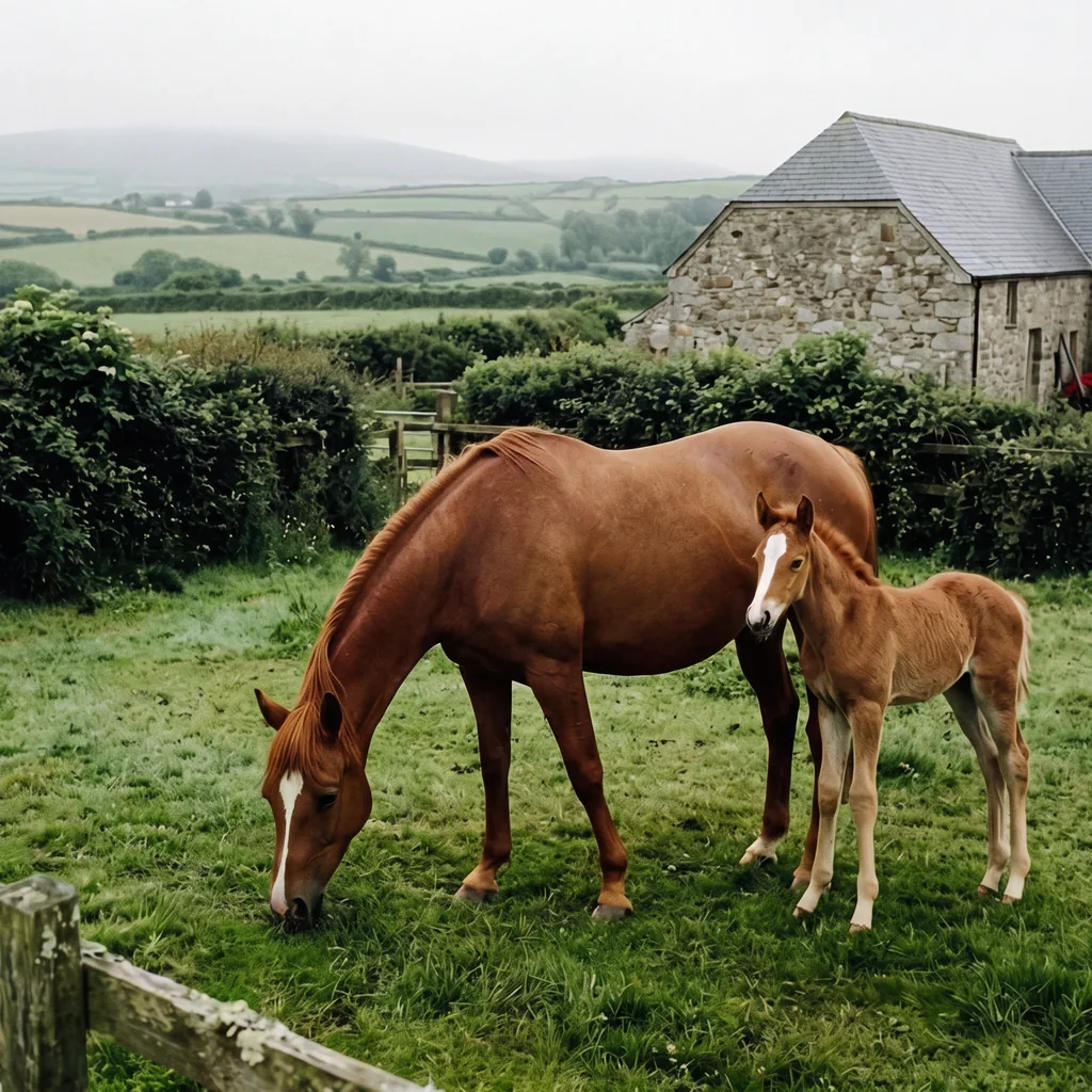 Élevage de chevaux au Les Écuries d'An-So, Saint-Pierre-de-Chignac