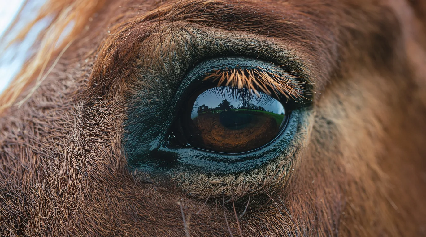 Un regard de cheval au Les Écuries d'An-So, Saint-Pierre-de-Chignac